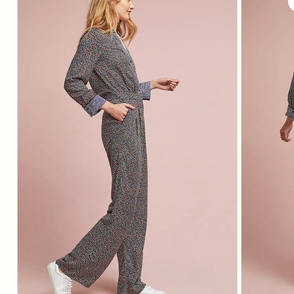 Anthropologie Ett Twa Christene Silken Jumpsuit. - Picture 5 of 5